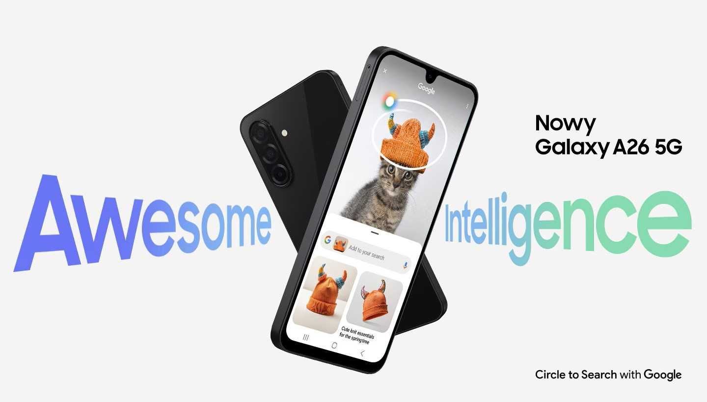 Samsung Galaxy A26 (A266) 5G 6/128GB Black 6,7" 5000mah IP67 Sklep Wwa