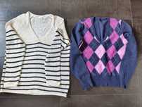 ZA DARMO: 2x sweterek damski Benetton + HM
