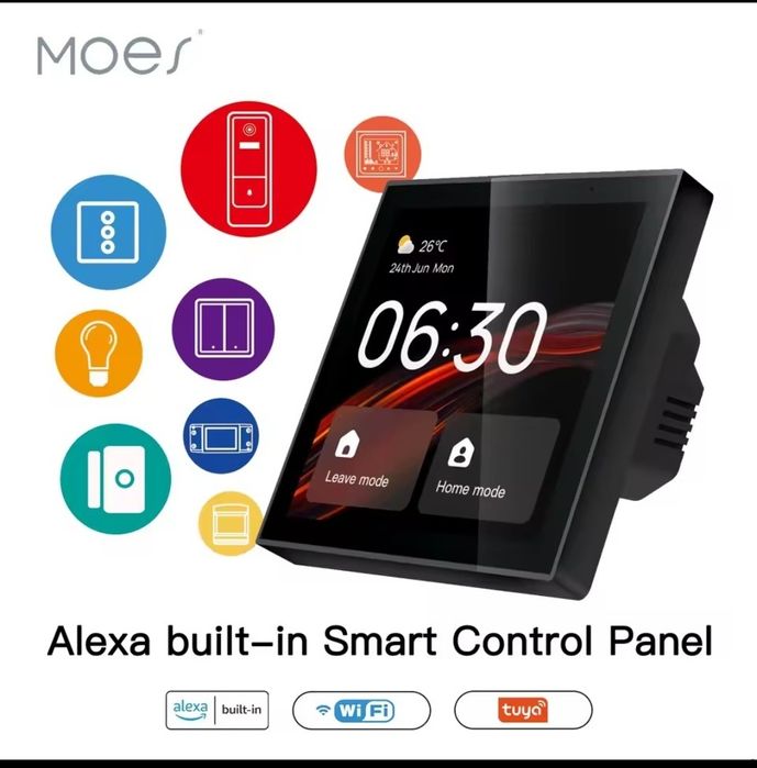 Smart Panel Control  MOES Centralny panel sterowania Wifi Tuya Alexa