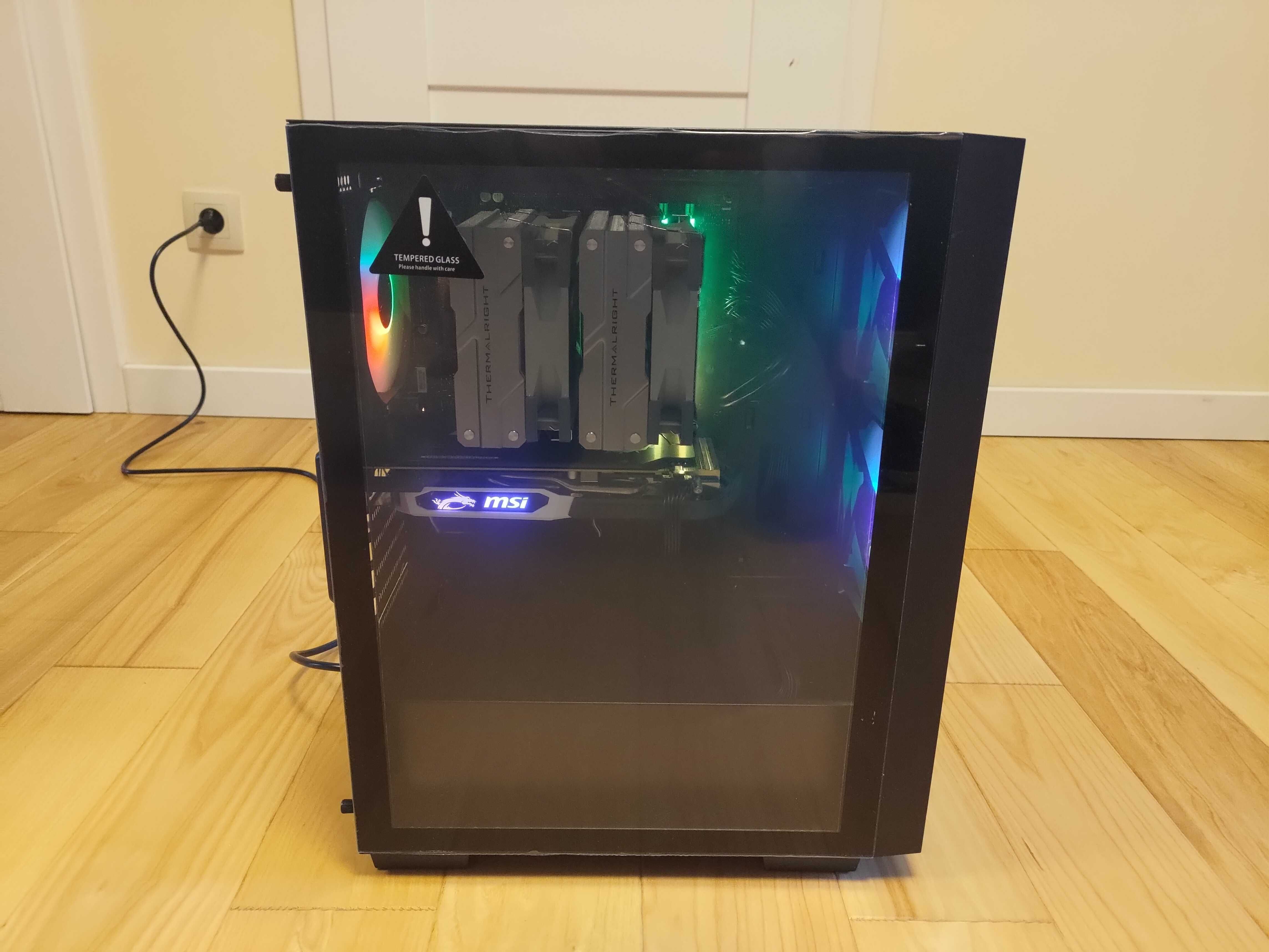 Komputer I5-12400F RTX 2060 SUPER 16GB DDR4 3600CL16 1TB NVME 850W