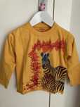 T-shirt Zippy manga comprida para 2-3 anos