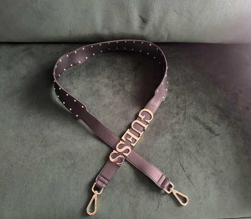 Pasek do torebki Guess czarny