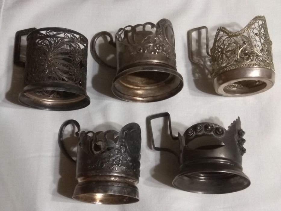 Продам мельхиоровые подстаканник с Богданом Хмельницким