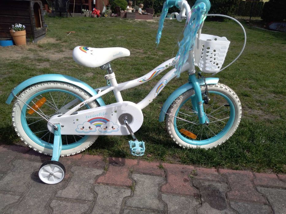 Rowerek dziecięcy dla dziewczynki 4-6 lat, 95-120cm wzrostu