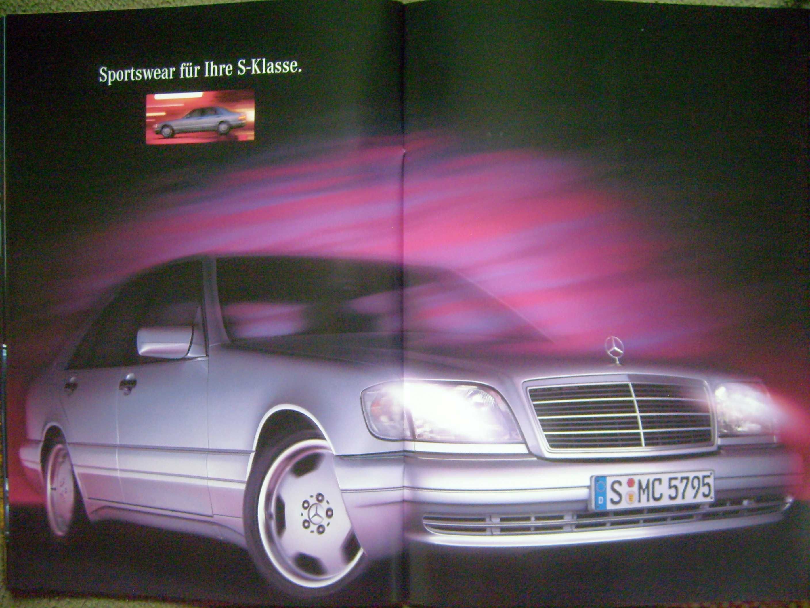 AMG Mercedes Programm 1997 prospekt 60 str. ! stan BDB- * RABATY 10% !