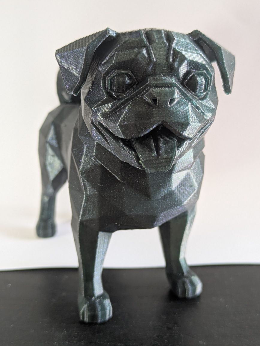 Estátua de Bulldog Francês ou Pug  - Impressão 3D
