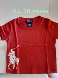 T-shirts e polos 18 meses