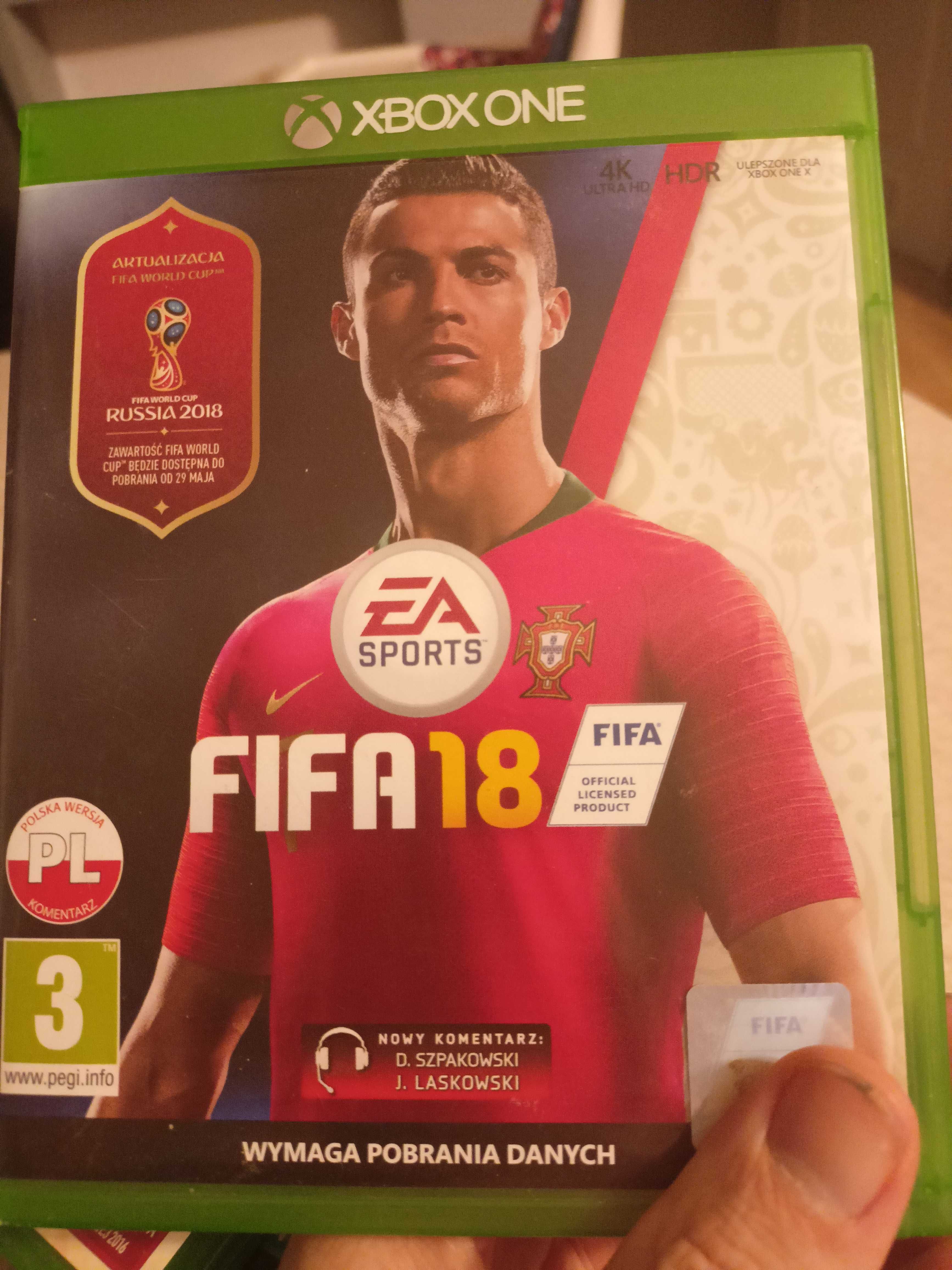 FIFA 2018 xbox cena 15 zł