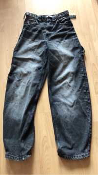Spodnie szerokie bershka M