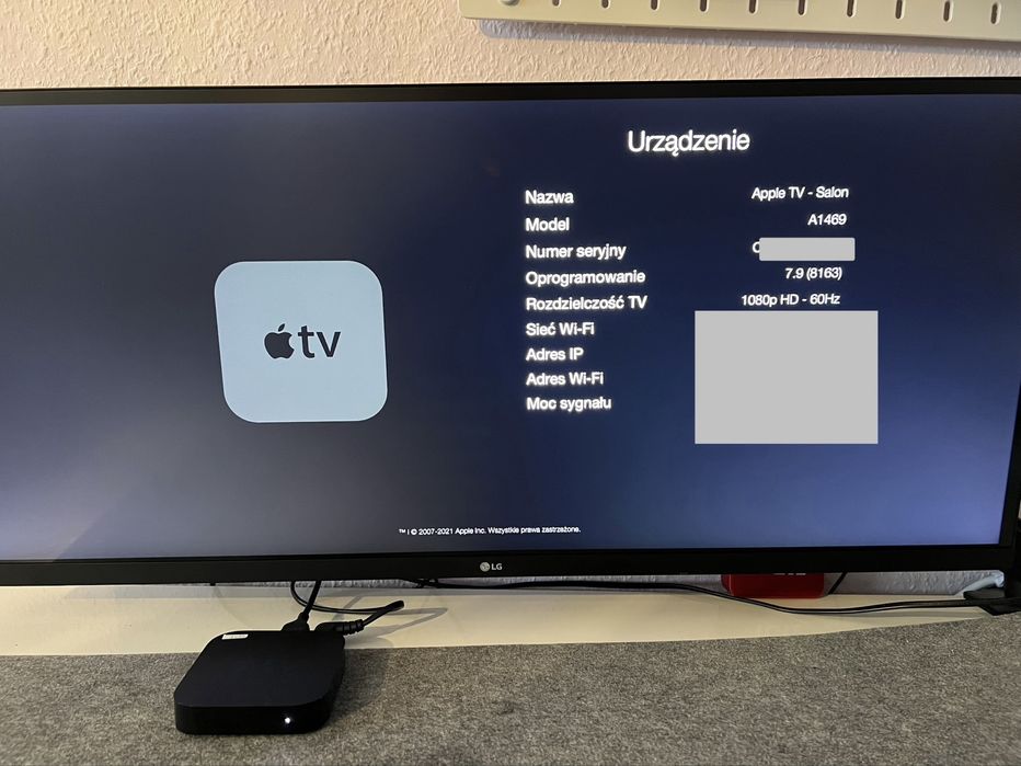 #1494 Apple tv A1469 smart tv