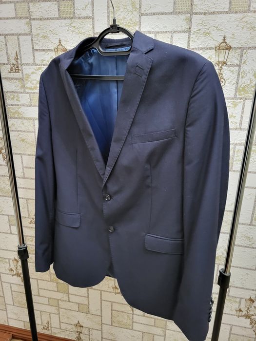 Пиджак мужской синий