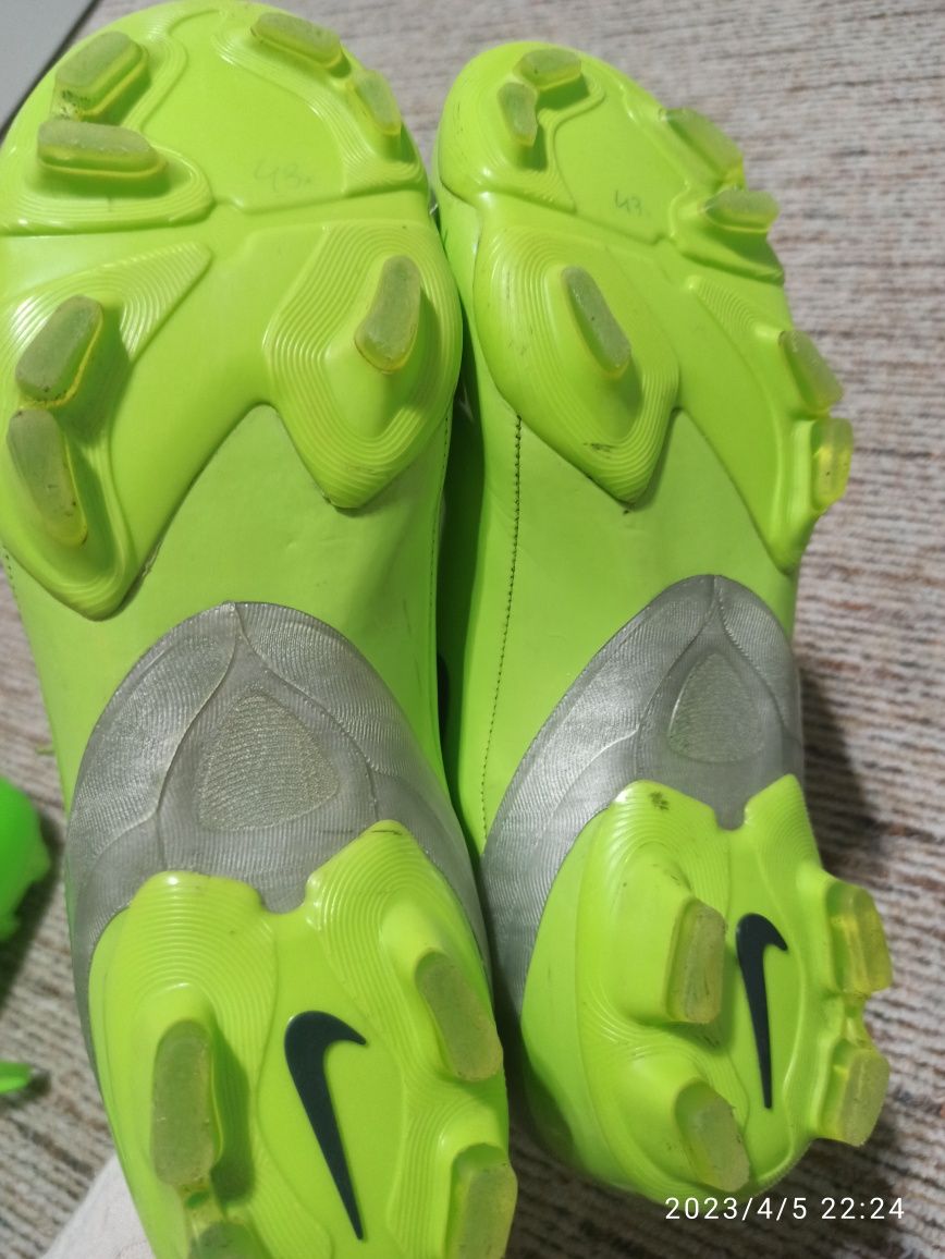 Korki piłkarskie limonkowe Nike Mercurial 36,5 23,5cm