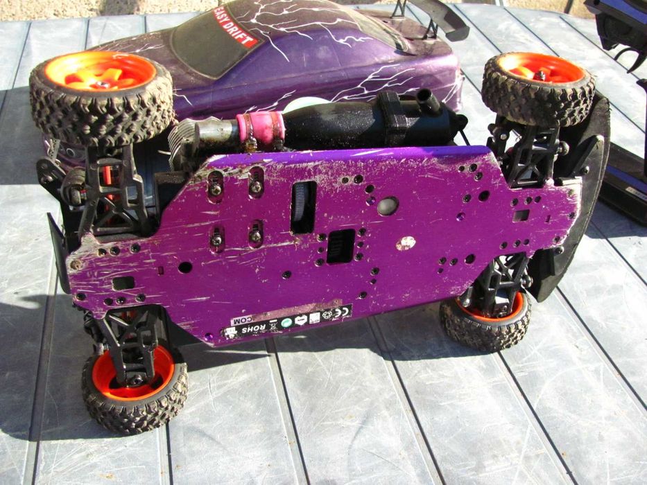 Samochód autko RC spalinowe NITRO na pilota zdalnie sterowany - zestaw