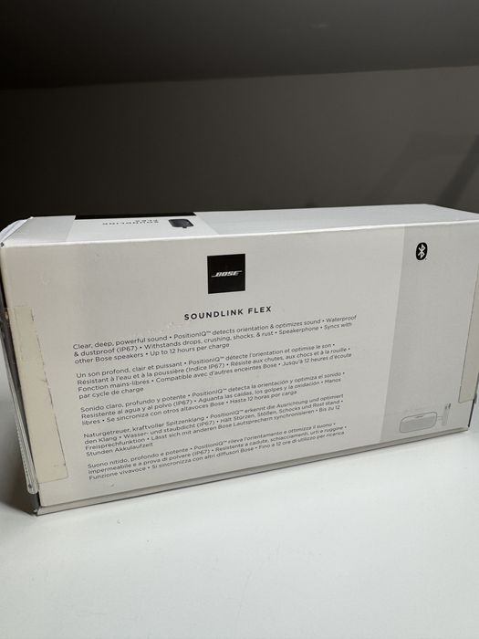 Nowy głośnik przenośny BOSE Soundlink flex bluetooth czarny