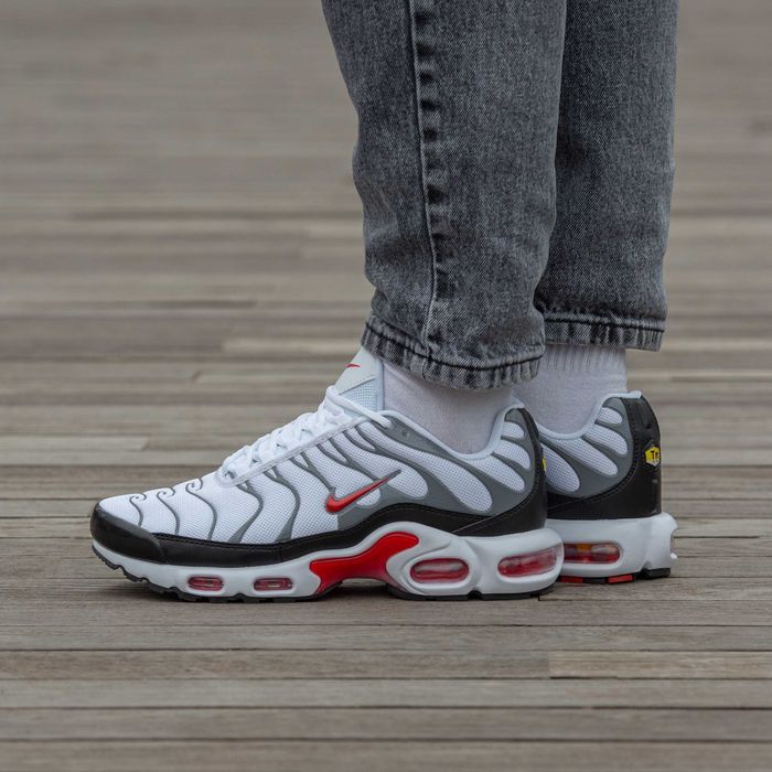 Кросівки Nike Air Max TN Plus Grey/Red/White premium