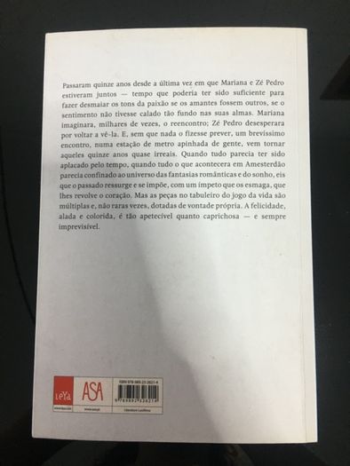 Vendo livro "Romance em Amesterdão" de Tiago Rebelo