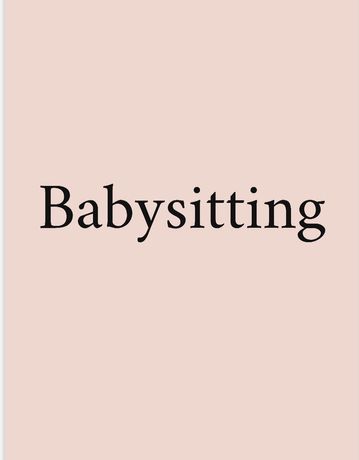 Babysitting - mediante disponibilidade