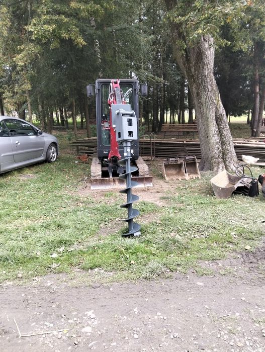 Minikoparka ogrodzenia wynajem