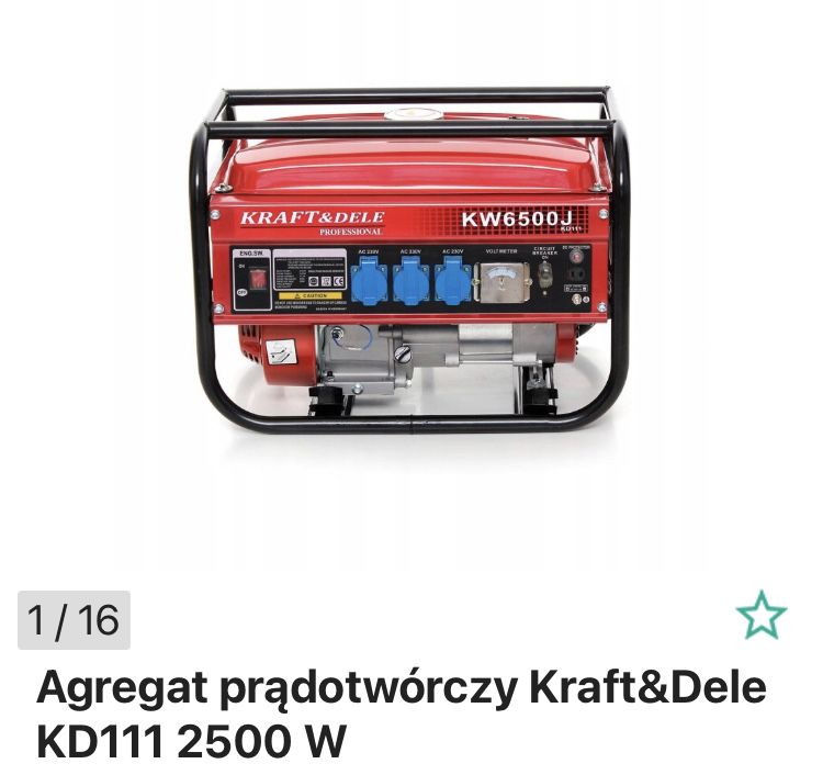 Generator prądu 2500 watt