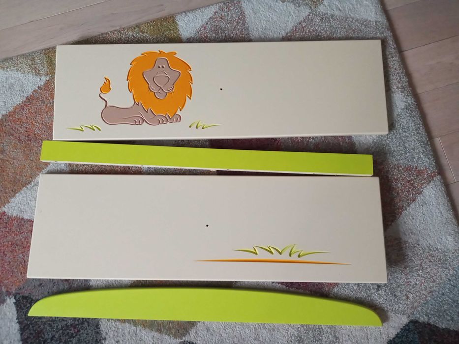 komoda dziecięca Meblik z różem i dodatkowe fronty sawanna