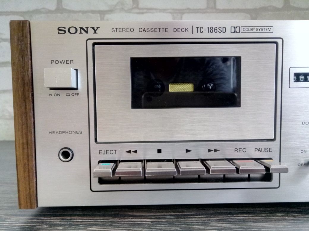 Sony TC-186SD Stereo Cassette Deck 1976-79