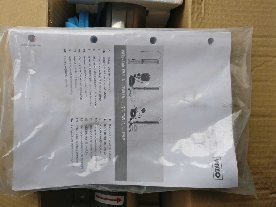 Погружной (занурювальний) насос WILO TWU 4-0214-DM-C