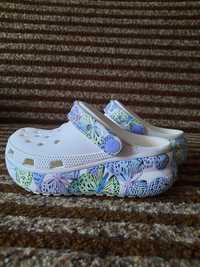 Дитячі сабо crocs Classic Cutie Butterfly Clog  White/Multi  C 12