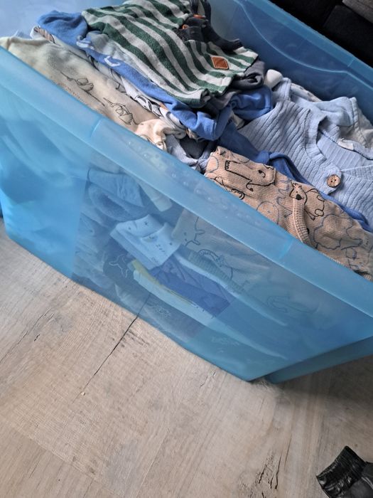 Paka ubranek dla chłopca od 56 do 74