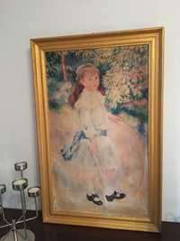 obraz dziewczynka z kółkiem -a. renoir