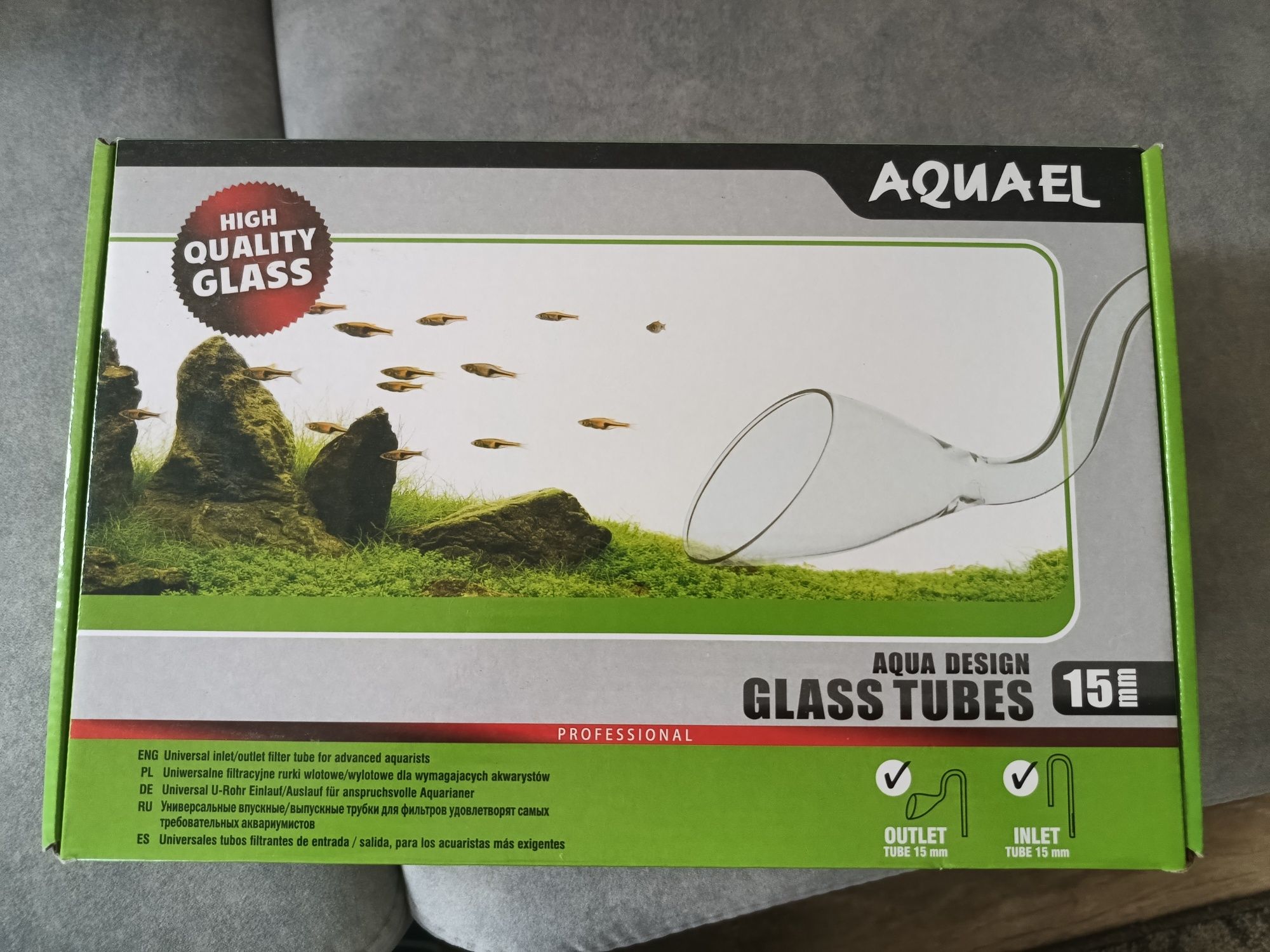 Wlot wylot szkło Aquael glass tubes