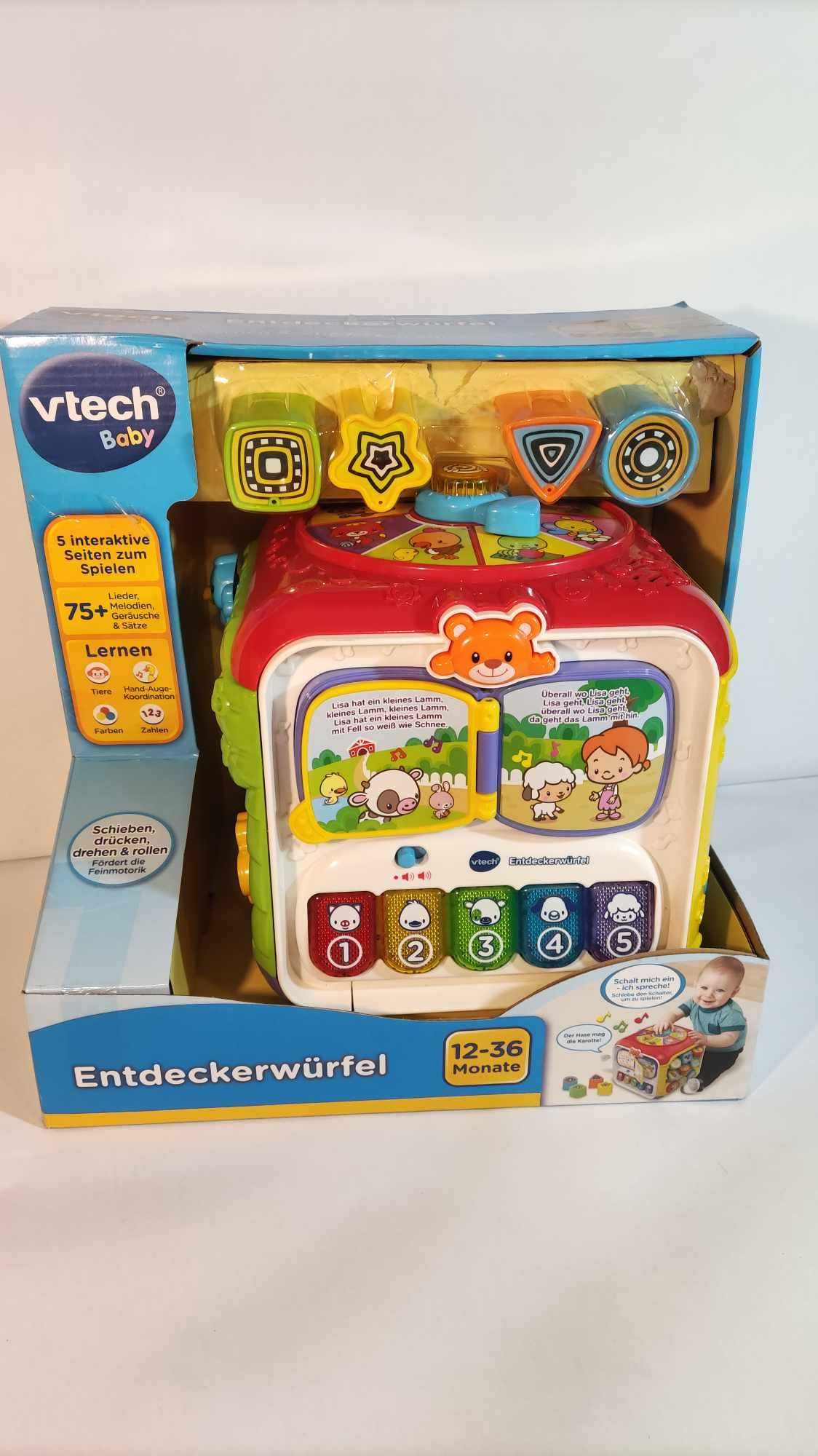 Zabawka logiczna vTech Entdeckerwürfel Interaktywna Kostka (E)