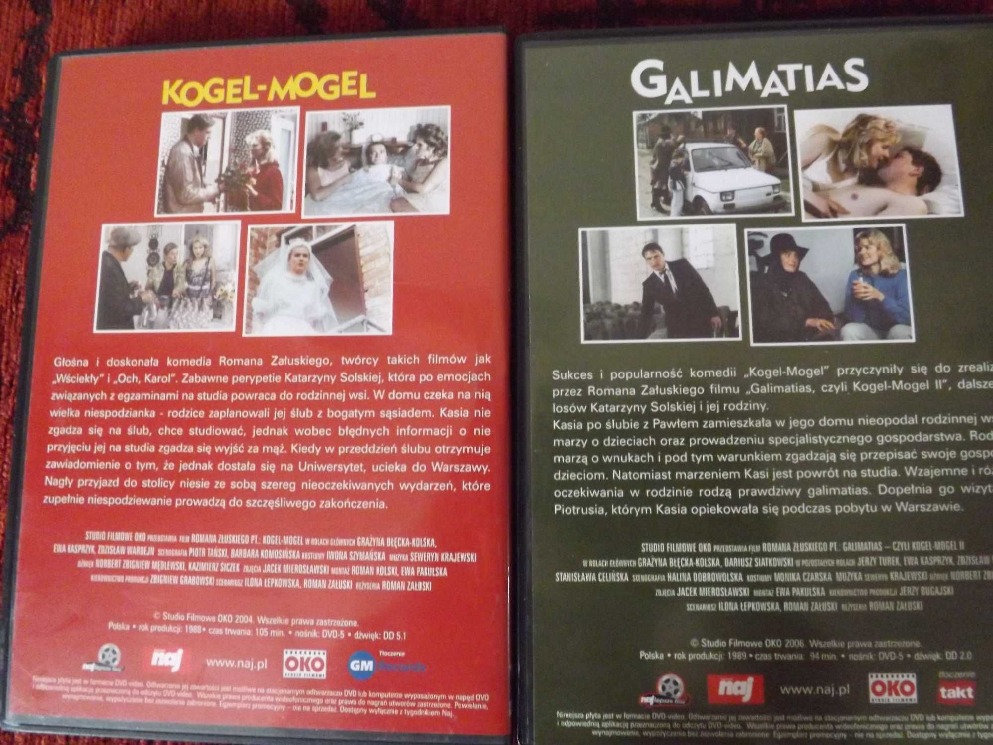 Kogel Mogel 1,2,3 trylogia dvd polska komedia