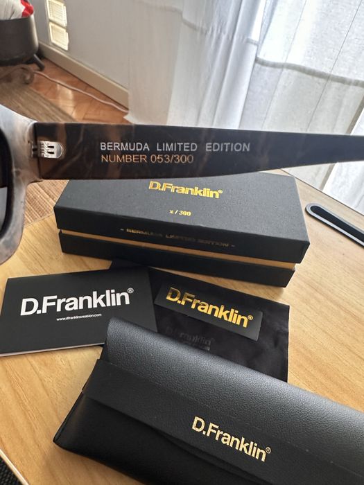 Óculos D.Franklin Bermuda Limited Edition nº 053/300 – Novos com caixa