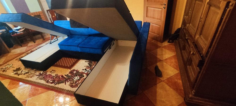 Narożnik z funkcją spania w kształcie U 290x202