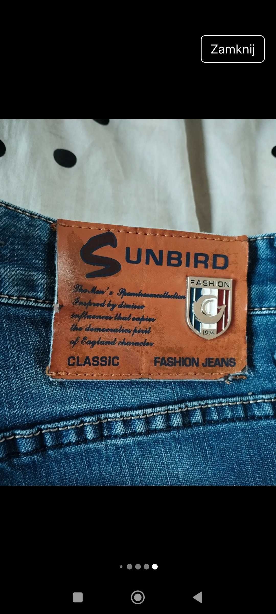Męskie jeansy,stan jak nowe.
