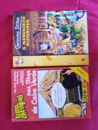 Livros Infantis e Geronimo Stilton, Crusoue, Uma aventura. Lote 10€