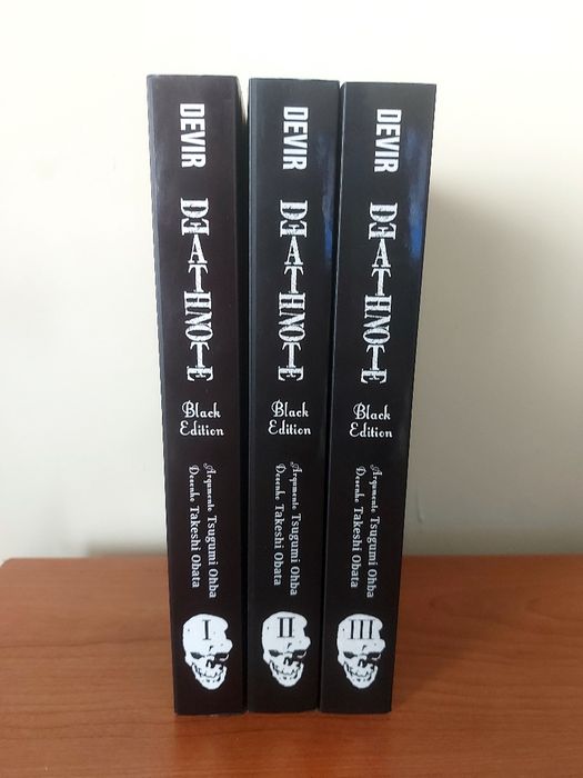 Mangás em português (editora Devir) - Death Note Black Edition (vol. 1