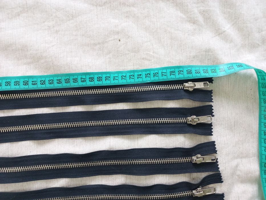 Молнии двусторонние длинные.