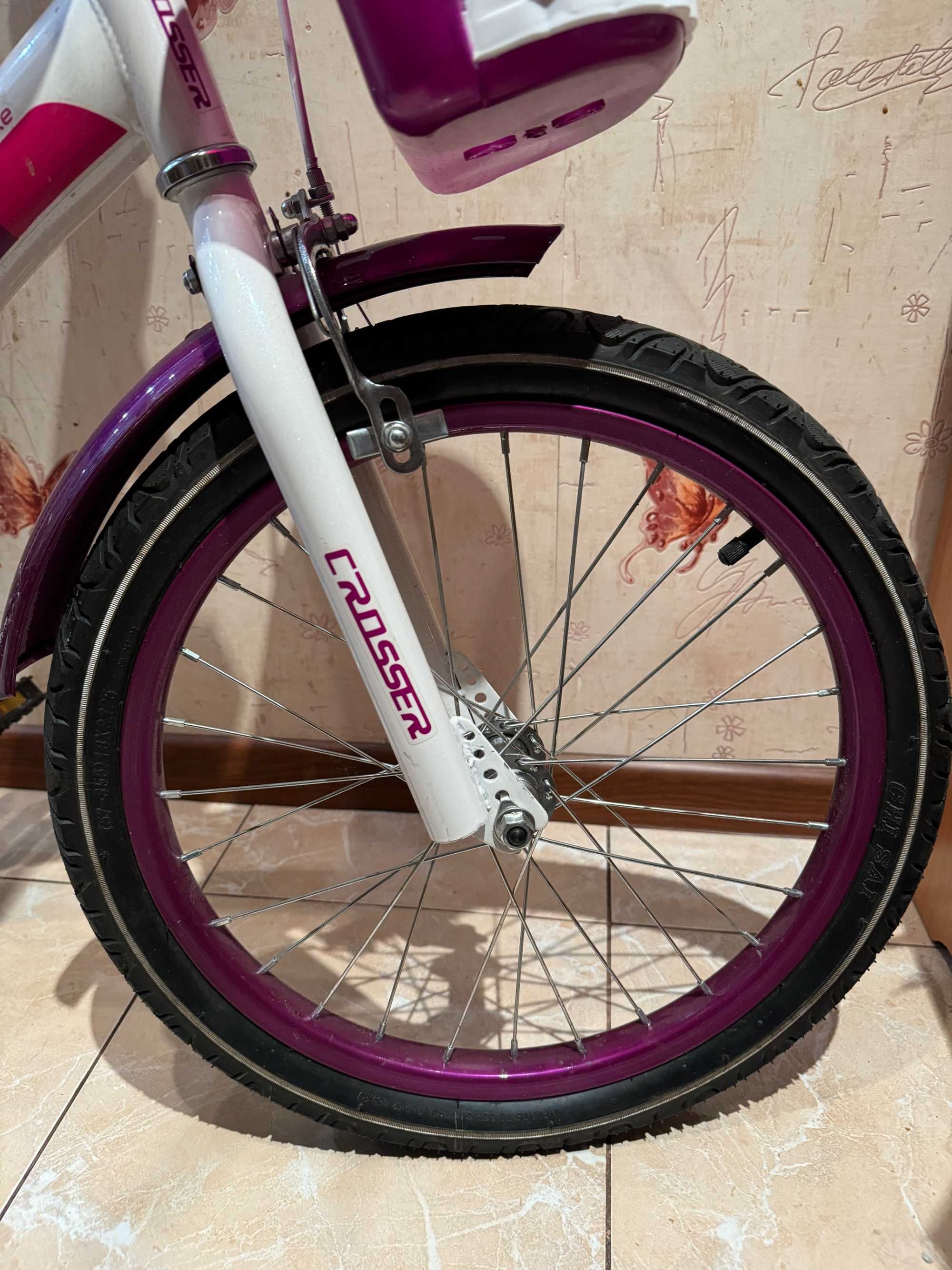 Велосипед Crosser для девочки, диаметр 20 см