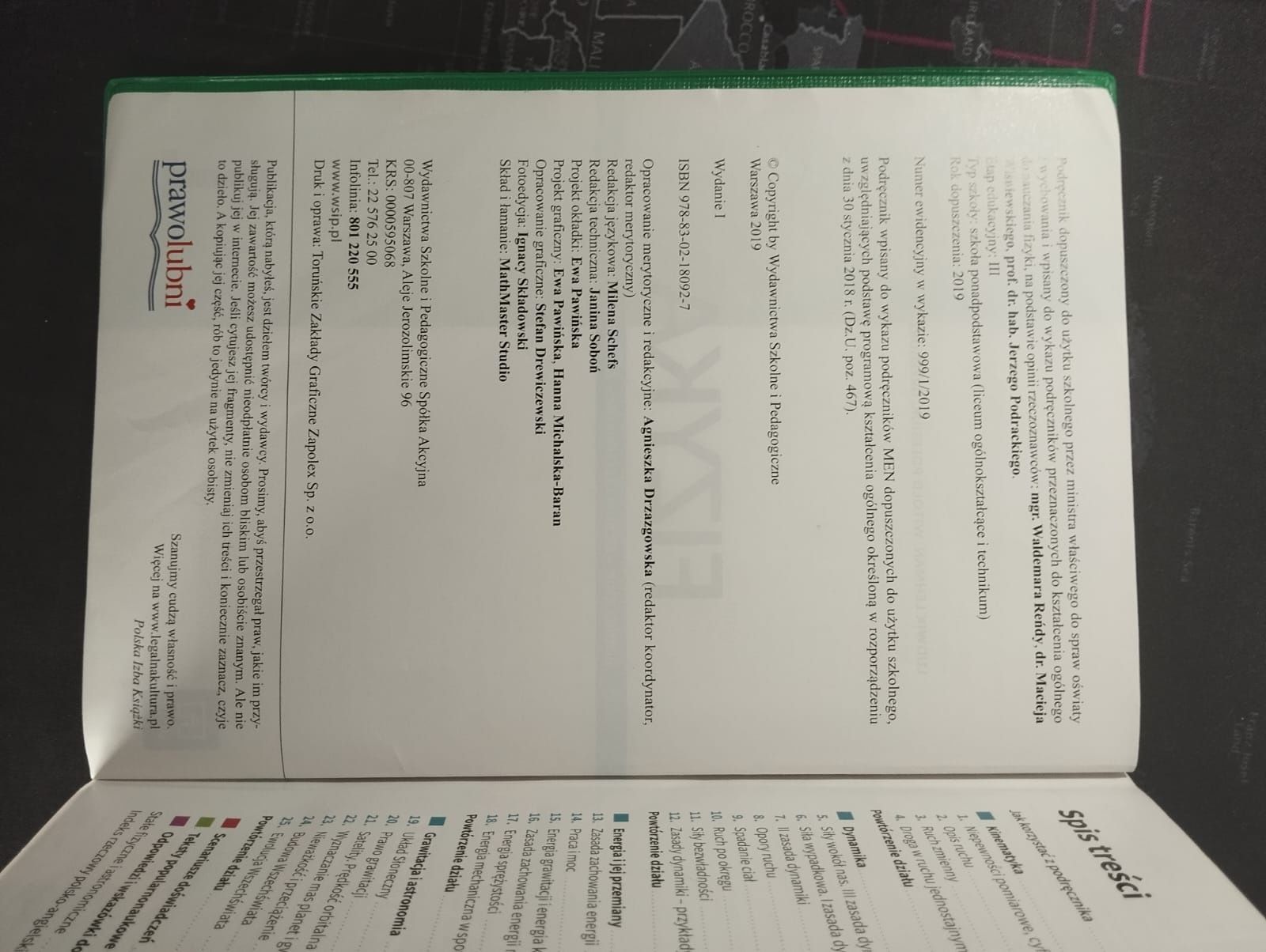 Fizyka klasa 1 liceum podstawa