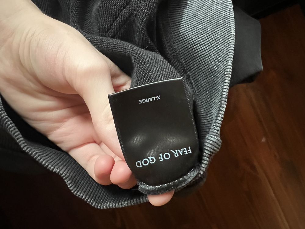 Худі Fear of god fog