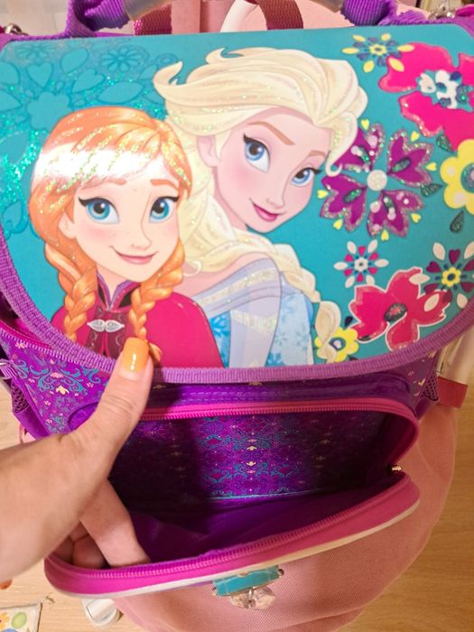Каркасный школьный рюкзак YES, Frozen