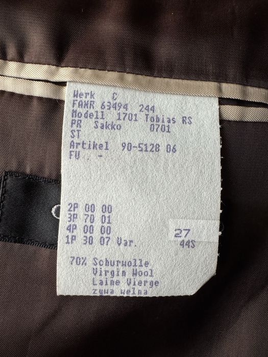 Carl Gross wełniana marynarka z dodatkiem jedwabiu L