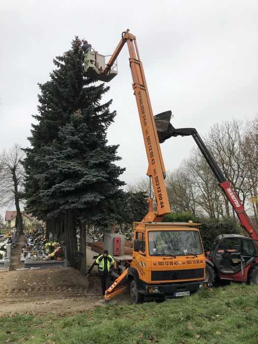 Podnośnik koszowy 24m  Wągrowiec Gniezno Września Środa wlkp