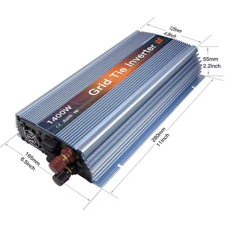 Inversor Grid Tie 1400w 36V (20-50VDC)