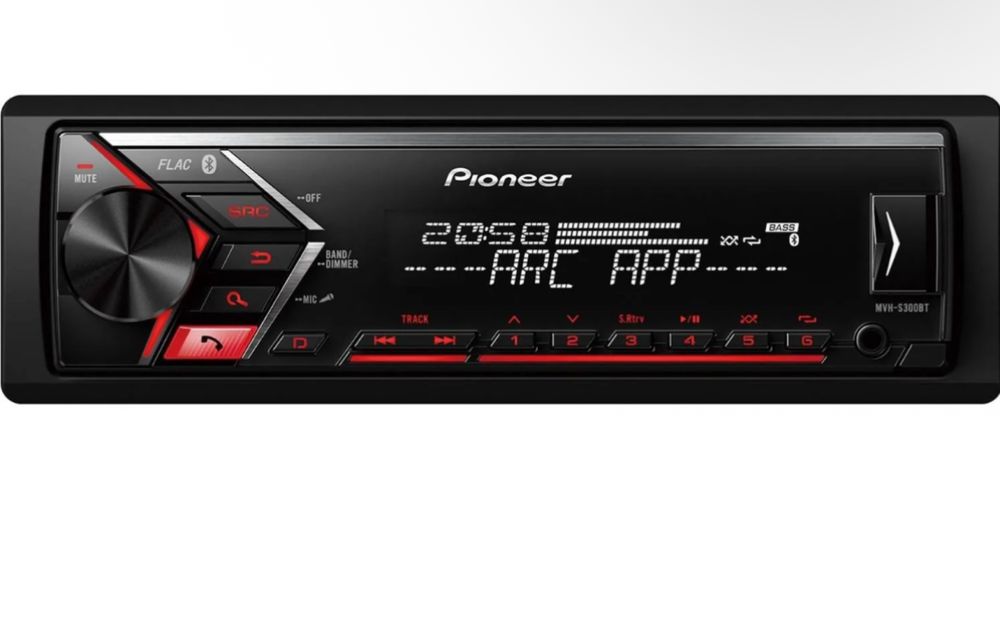 Radioodtwarzacz CD, MP3 Pioneer MVH-S300BT Bluetooth, 1DIN, AAC WAV