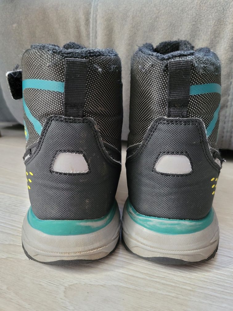 Buty zimowe kozaki chłopięce 33