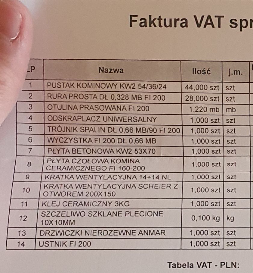 Komin systemowy z 2 wentylacjami rura o średnicy 200