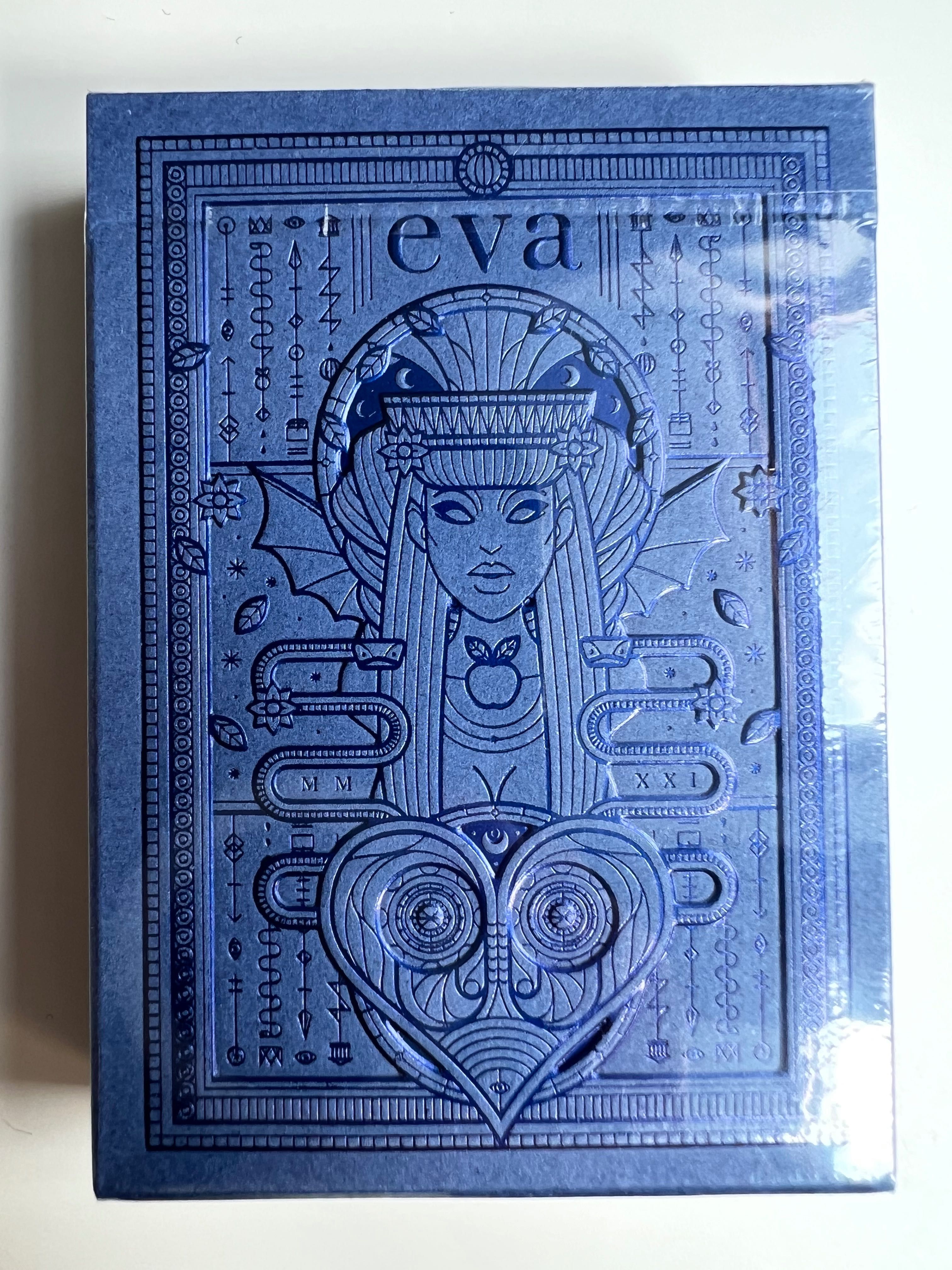 Talia Kart Eva Celeste 1368/1500 Poker Brydż - Kolekcjonerska