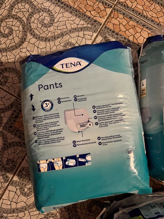 Підгузки-трусики для дорослих Tena Pants Normal розмір L 10 шт
